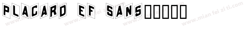 PLAcard EF Sans字体转换
